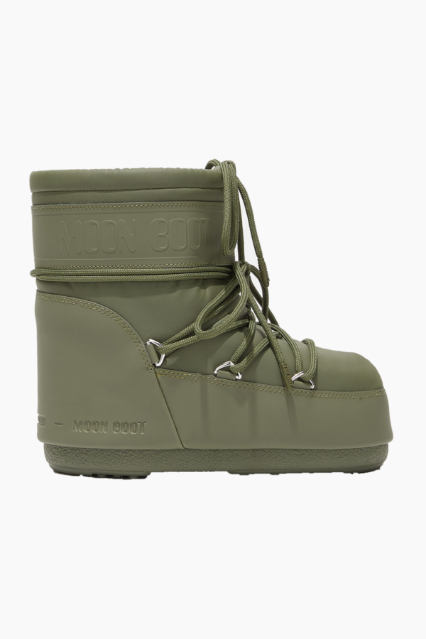 Icon Low Rubber Boots - Khaki - Moon Boot - Army 39/41 billede