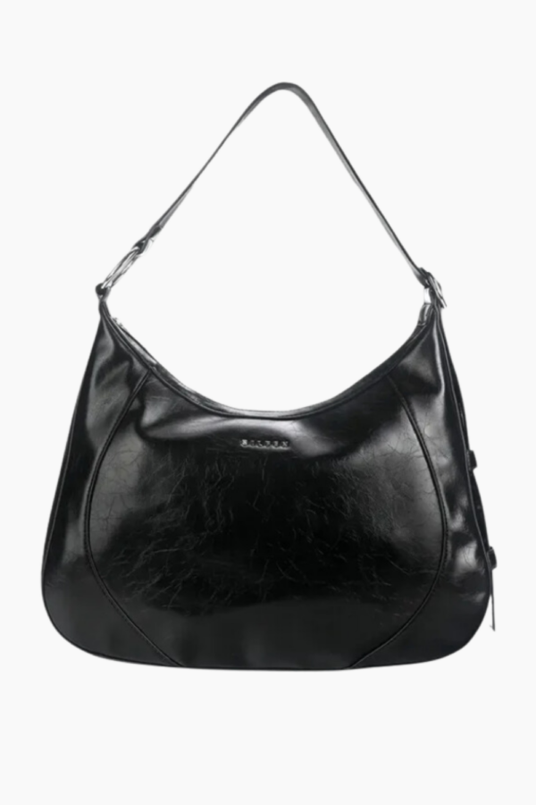 Oda Crossbody Bag - Black Shiny - Silfen Studio - Sort One Size billede