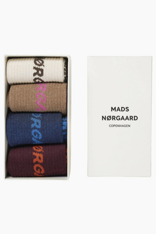 Sock Box Logo Step - Sub Logo Step - Mads Nørgaard - Mønstret One Size billede