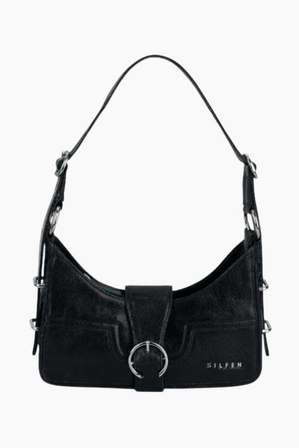Alba Shoulder Bag 571075 - Blue - Silfen Studio - Sort One Size billede