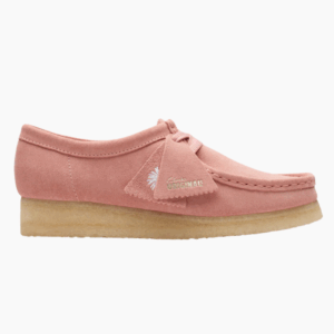 Wallabee. D - Blush Pink Suede - Clarks - Lyserød 42 billede