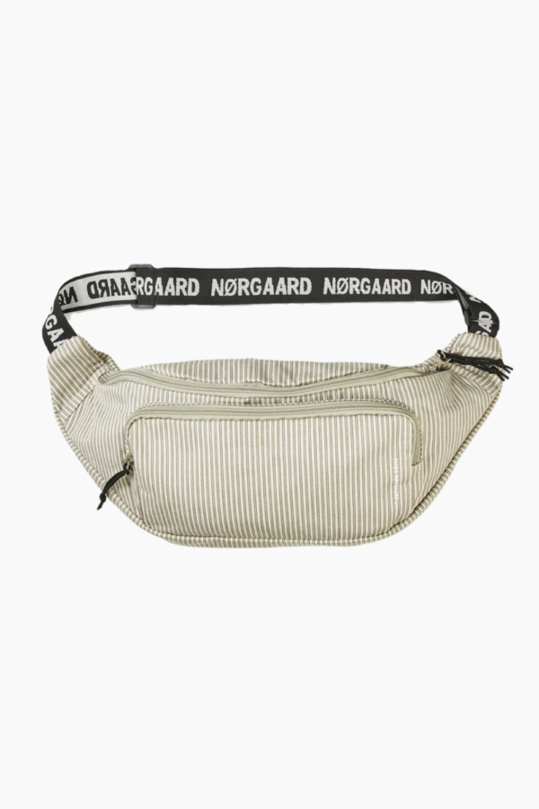 Broma AOP Coco Bum Bag - Four Leaf Clover/Whitecap - Mads Nørgaard - Stribet One Size billede