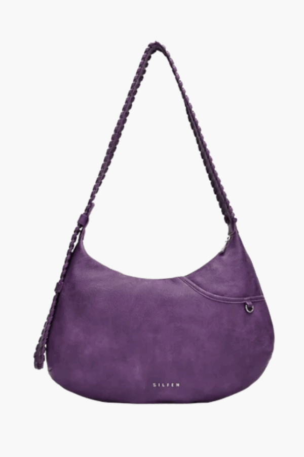 Debbie Shoulder Bag - Plum - Silfen Studio - Lilla One Size billede