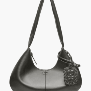 Ganni Bou Bag Hobo Medium A6865 - Steal Grey - GANNI - Grå One Size billede