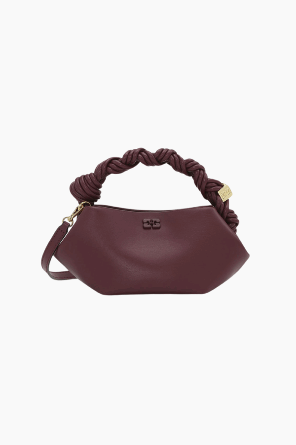 Ganni Bou Bag Mini A6947 - Burgundy - GANNI - Bordeaux One Size billede