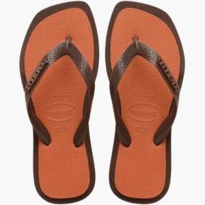 Havaianas Top Square Fushion Flip Flops - Dark Brown - Havaianas - Brun 41/42 billede