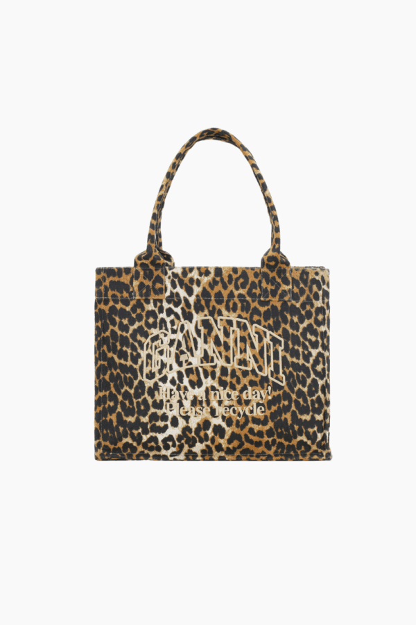 Large Easy Shopper Print A5807 - Leopard - GANNI - Leopard One Size billede