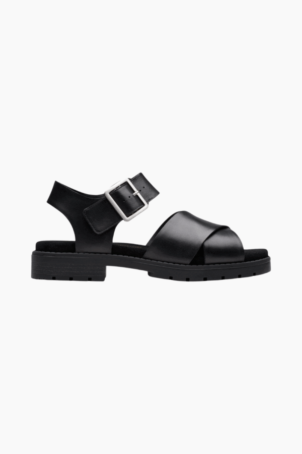 Orinoco Cross D - Black Leather - Clarks - Sort 41 1/2 billede