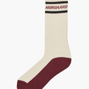 Sock Single Sport Logo - Off White - Mads Nørgaard - Creme One Size billede