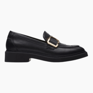 Splend Penny D - Black Leather - Clarks - Sort 42 billede