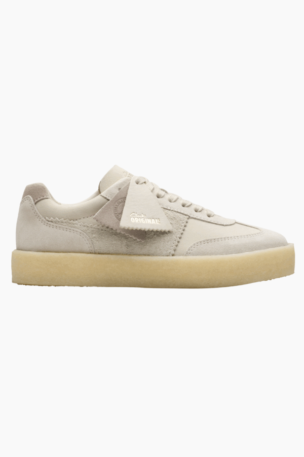 Tor 80. D - Off White Combi - Clarks - Creme 42 billede