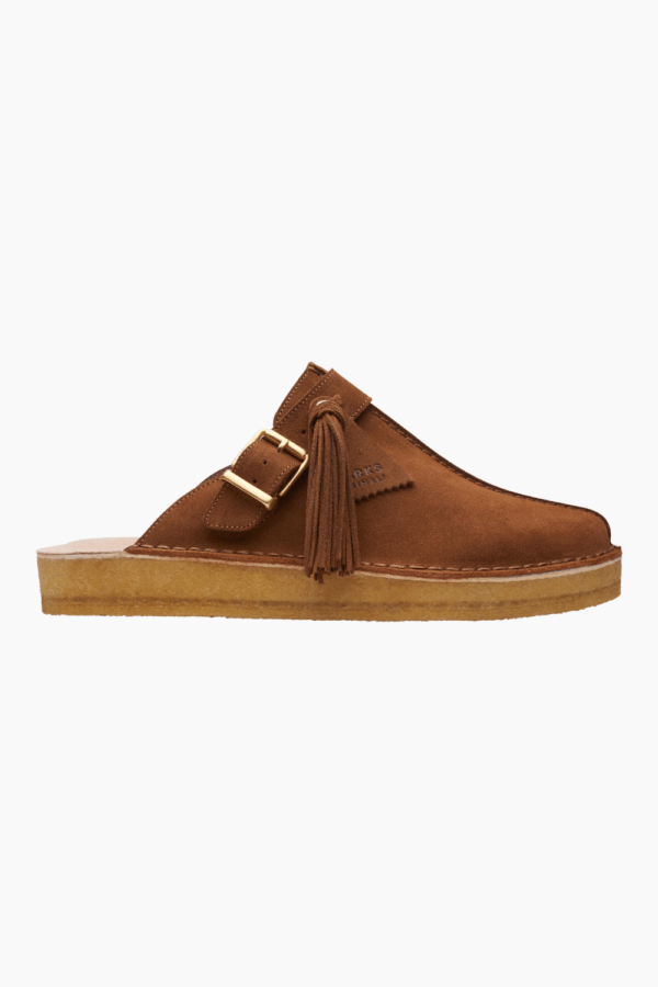Trek Mule D - Caramel Suede - Clarks - Brun 42 billede