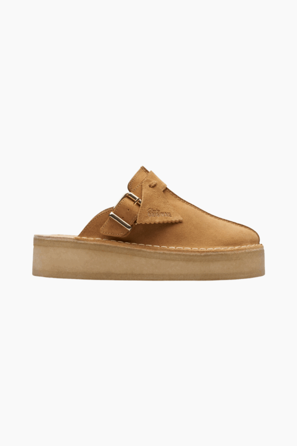 TrekWedge Mule D - Mid Tan Sde - Clarks - Creme 41 billede