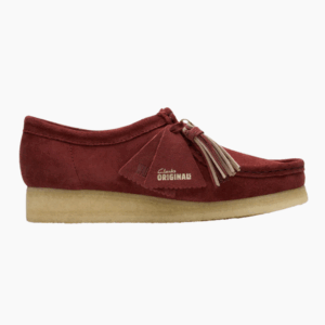Wallabee. D - Deep Red Sde - Clarks - Rød 42 billede