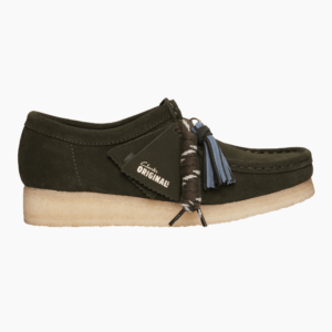 Wallabee. D - Forest Green Sde - Clarks - Grøn 42 billede