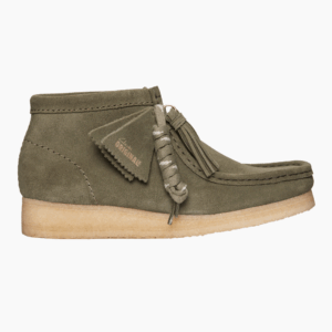 Wallabee Boot. D - Khaki/Green Sde - Clarks - Grøn 41 1/2 billede
