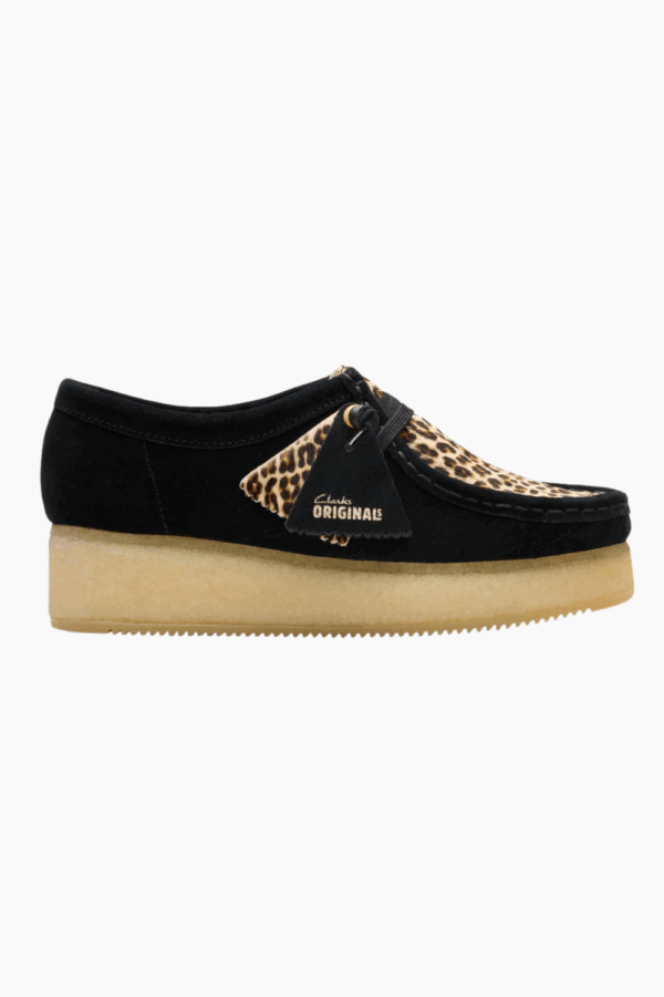 Wallacraft Bee D - Leopard PRT Comb - Clarks - Sort 40 billede