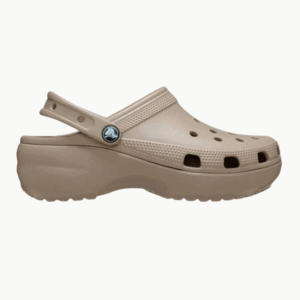 Classic Platform Clog - Taupe - Crocs - Beige 41/42 billede