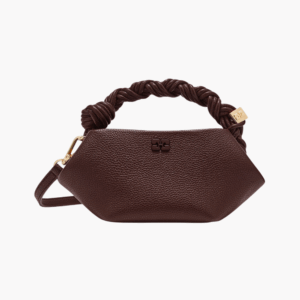 Ganni Bou Bag Mini Grained A7275 - Chicory Coffee - GANNI - Brun One Size billede
