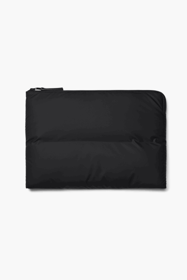 Puffer Laptop Cover 13"/14" W1 - Black - Rains - Sort One Size billede