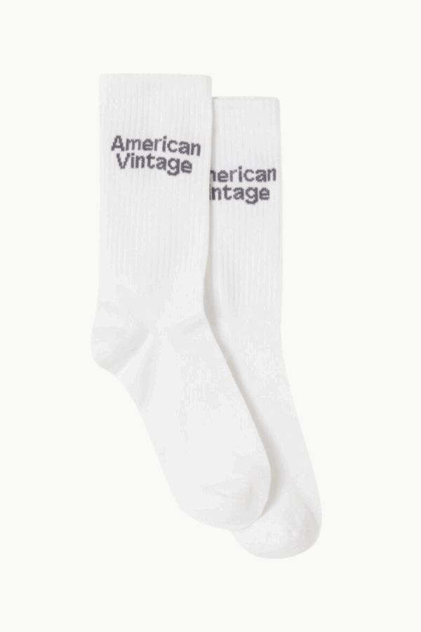 Clypsun Socks - White - American Vintage - Hvid 40-42 billede