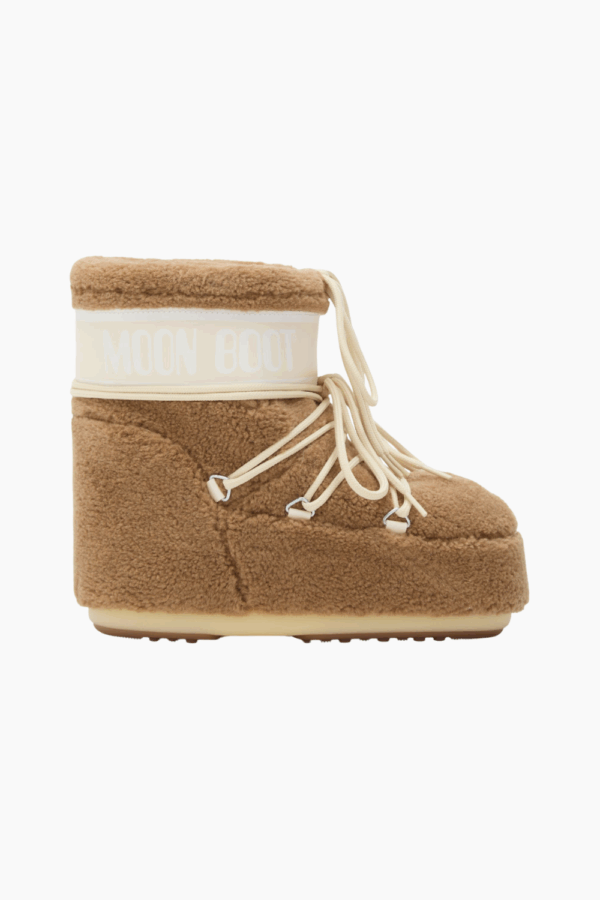 Icon Low Fleece Boots - Camel - Moon Boot - Camel 39/41 billede