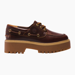 Stone Street Platform Boat Shoe - Burgundy - Timberland - Bordeaux 41 billede