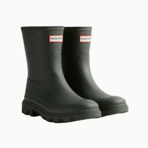 Unisex Downpour Short Boot - Dark Olive - Hunter - Army 37 billede