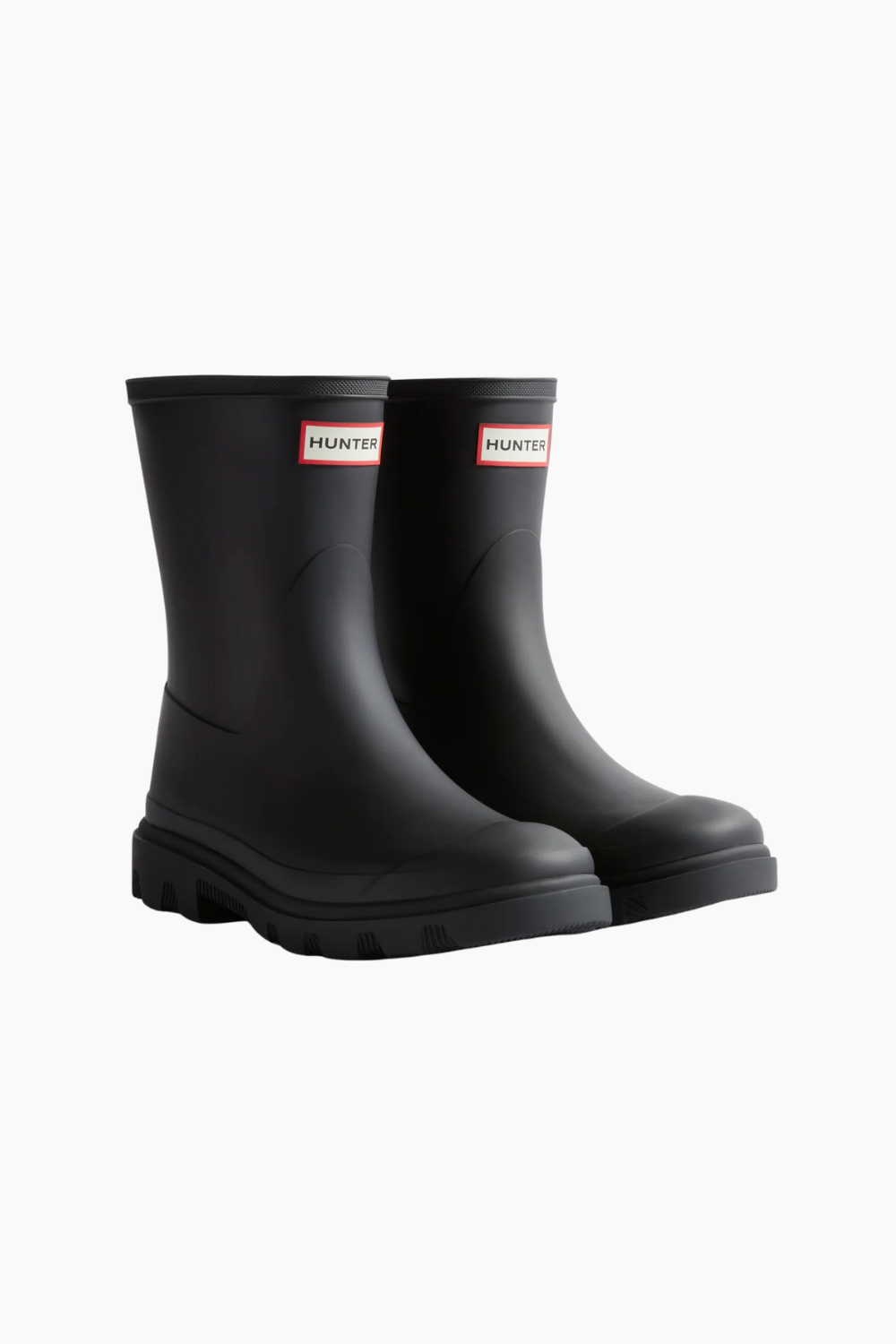 Unisex Downpour Short Boot - Black - Hunter - Sort 42 billede
