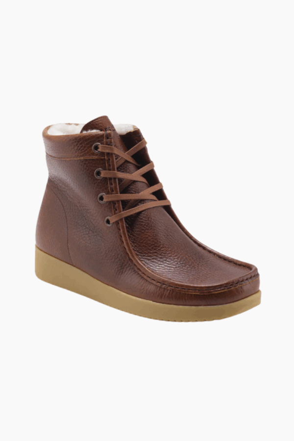 Asta Warm Linned Boot - Tobacco - Nature Footwear - Brun 42 billede