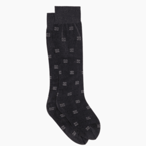 Butterfly Lace Socks Glitter A6297 - Black - GANNI - Sort M/L billede