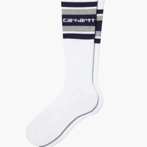 Connors Socks - White/Aura/Grey Heather - Carhartt WIP - Hvid One Size billede