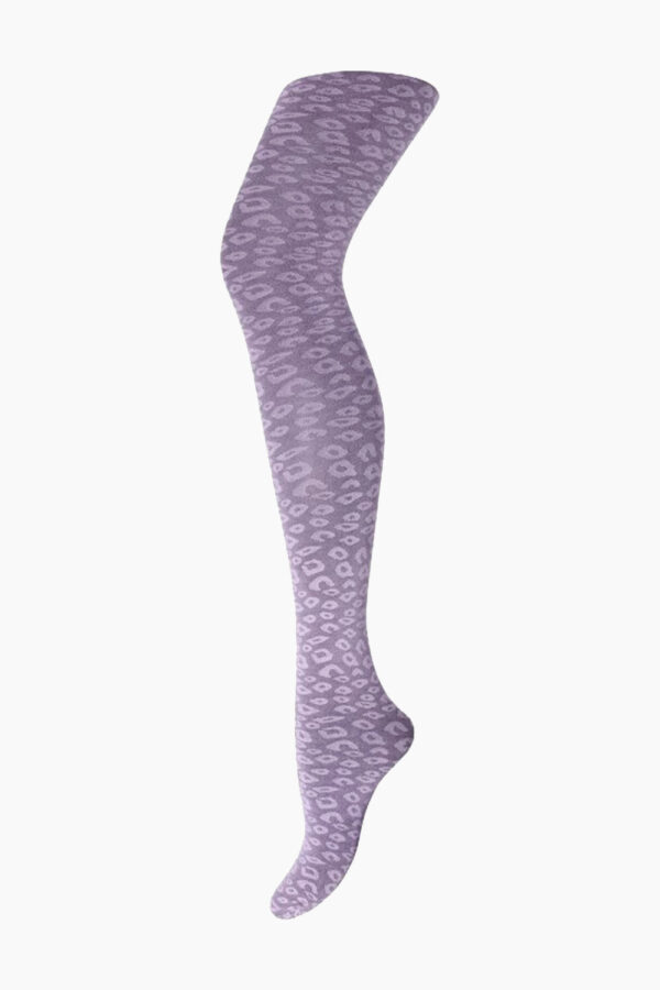 Mac Leopard Strømpebukser - Lavender - Sneaky Fox - Lilla One Size billede