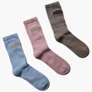 Suck Socks 3 Pack - Brown/Light Pink/Light Blue - H2O Fagerholt - Mønstret 40-42 billede