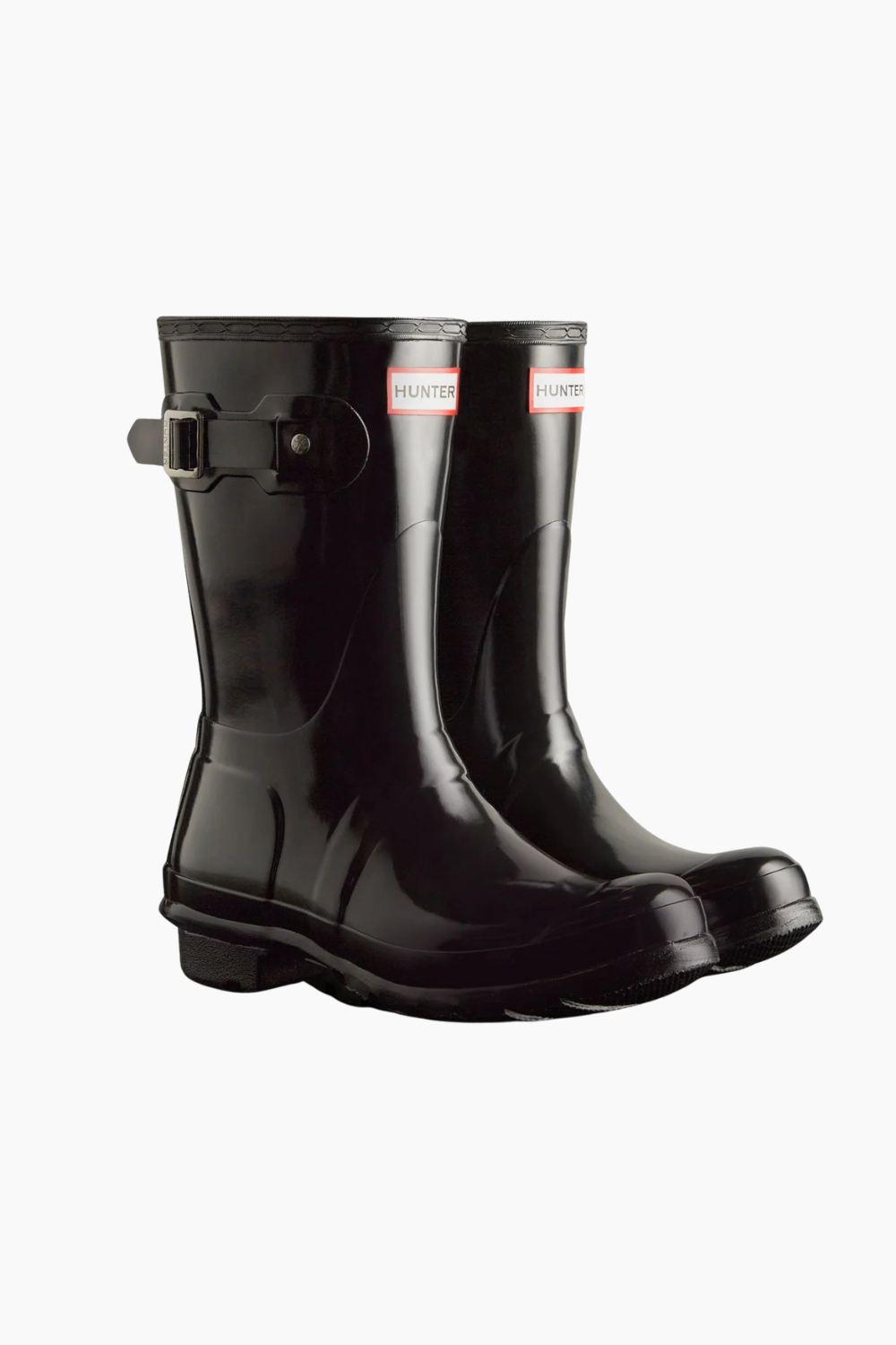 Womens Original Short Gloss Boot - Black - Hunter - Sort 40/41 billede