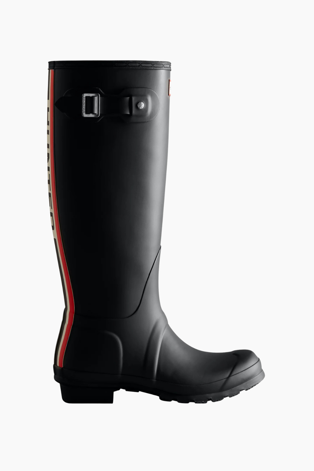 Womens Original Tall Hunter Tri Colour Logo Boot - Black - Hunter - Sort 40/41 billede