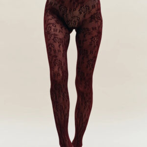 Laci Socks - Bordeaux - Baum und Pferdgarten - Bordeaux L/XL billede