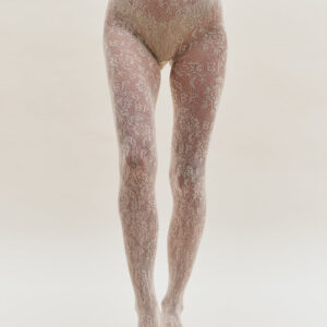 Laci Socks - Ivory - Baum und Pferdgarten - Creme L/XL billede